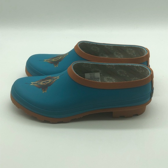 Pendleton Paragosa Spring Garden Rain Clogs Women's 9 Aztec Slip On Rubber Shoes - Picture 3 of 7